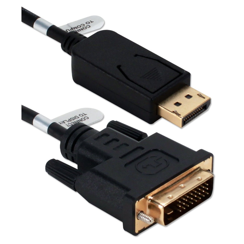 DisplayPort to DVI Digital Video Cable