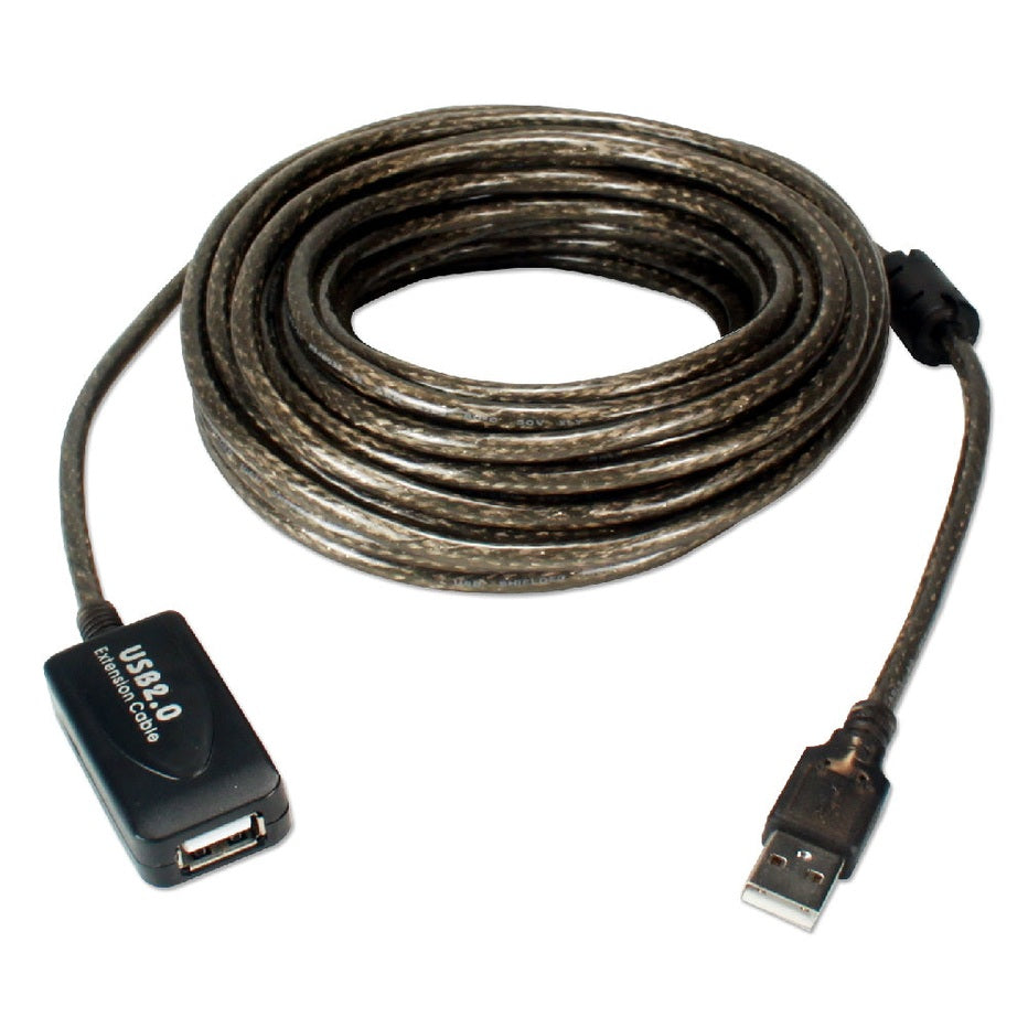 USB 2.0 480Mbps Active Extension Cable and Extends up to 80ft