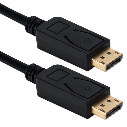 DisplayPort 2.0 UltraHD 16K Black Cable with Latches