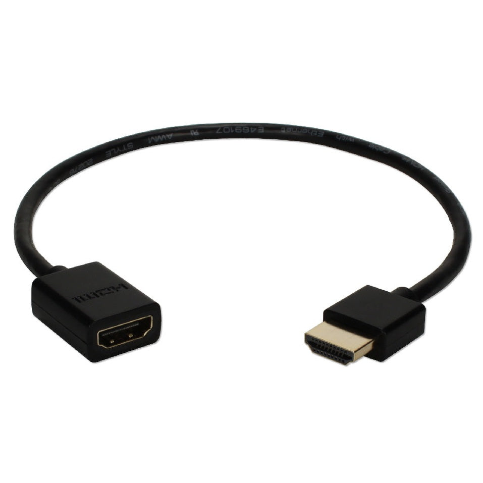 High Speed HDMI UltraHD 4K with Ethernet Thin Flexible Extension Cable
